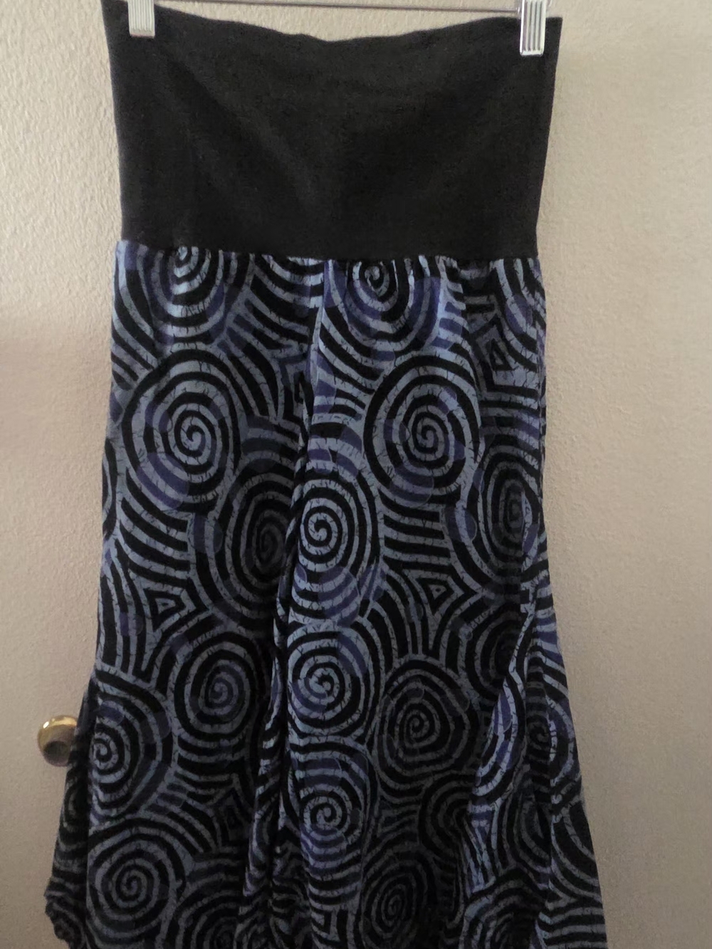 DragonFly Black & Blue Swirl Palazo Pants